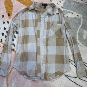Women’s  Tan flannel